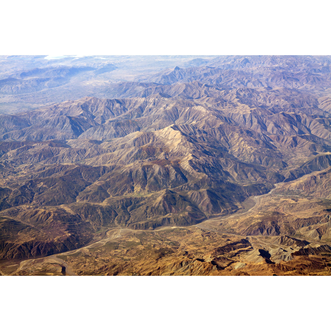 Berge im Norden Afghanistans von Andersenoystein - Leinwandbild