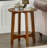 Amarius 60-Inch Console Table, Mid-Century Modern Wood Design, Warm Chestnut Finish, Tapered Legs, Oval Top, 0.5 in. Thick Surface, Spacious Underneath Storage