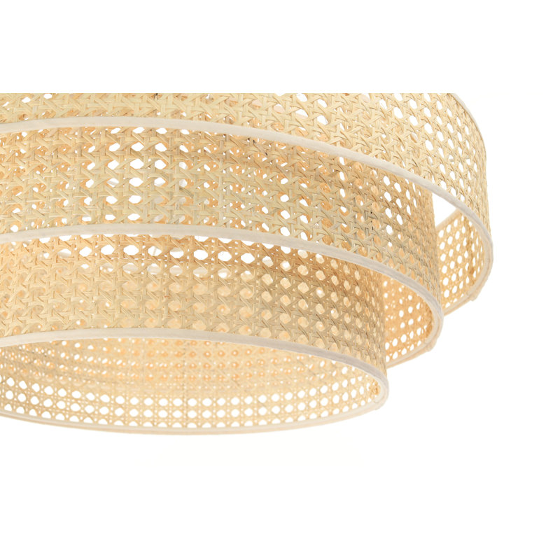 Wampum 1 - Light Cream Geometric Pendant