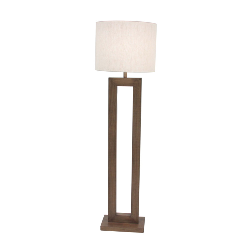 Sherry 64'' Traditional Floor Lamp, Brown