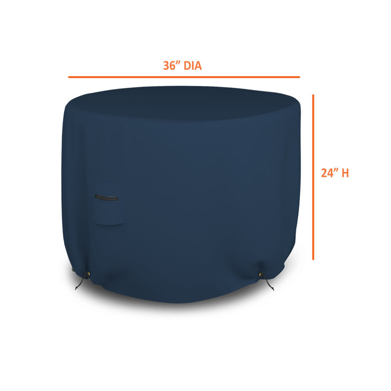 HeavyDuty Outdoor Waterproof Round Table Cover,Patio UV Resistant all weather Protection Table Cover, Blue