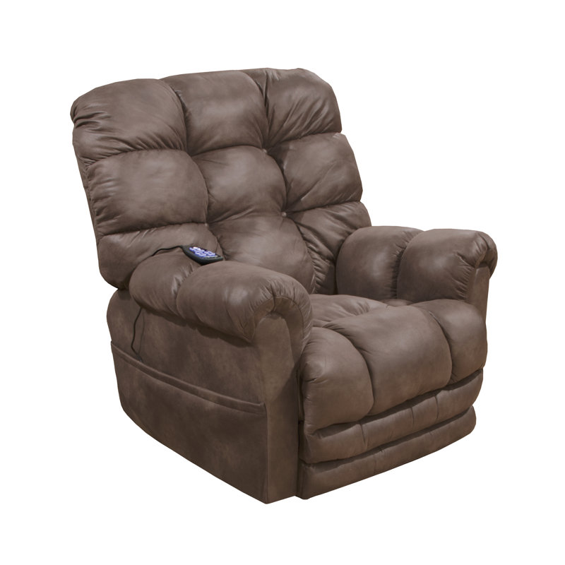 Fauteuil inclinable électrique lève-personne en similicuir allysse
