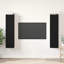 TV Cabinet Set 4 Pcs 30.5 X 30 X 60 Cm Engineered Wood-1970965503