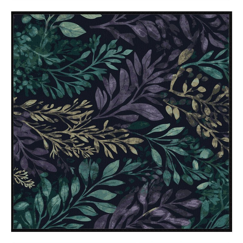 Serene Bloom Rug, Square 6'