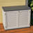 Large Outdoor Lockable Storage Shed with Weather Resistance, Ideal for Backyards, Patio, and Garden to Store Various Items