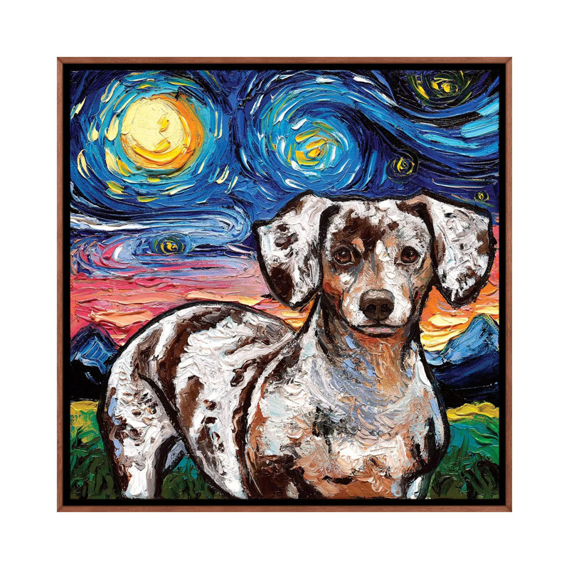 Reproduction d’art de l’envers « Dapple » par aja Trèves, H 37 po x l 37 po x P 1,5 po, Pas de tapis