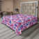 Drap plat à motif floral bohème Ambesonne