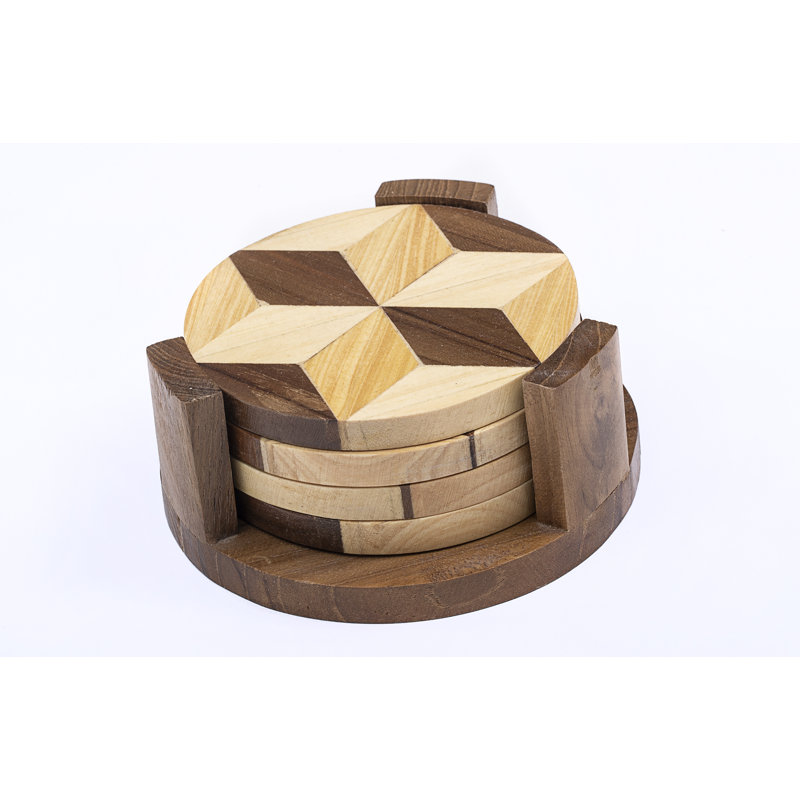 ROUND COASTER SET (4 PCS)