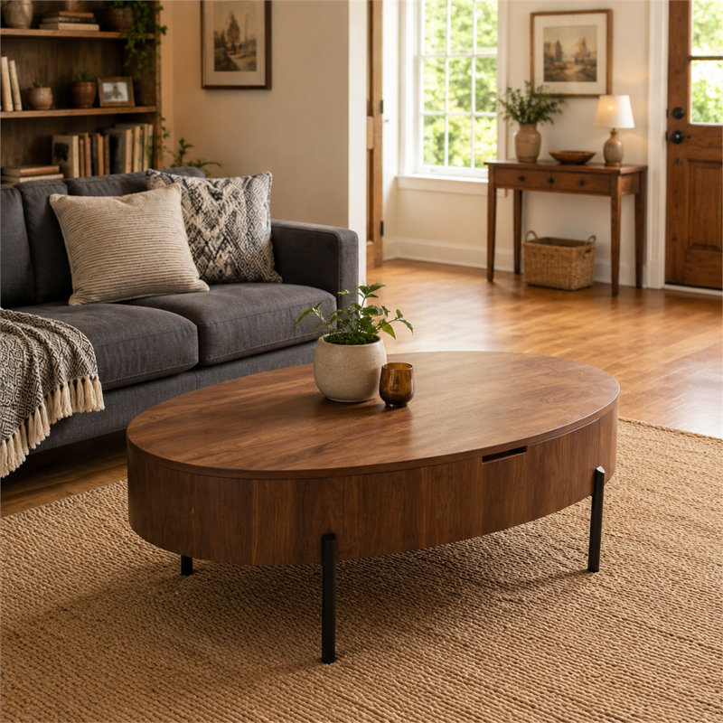 Lift-Top Storage Coffee Table