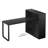 Broly 55.1'' L-Shape Computer Desk with Colorful LED Light and Built-In Outlets-1357720996
