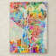 « seattle washington street map », impression sur toile tendue-15721159
