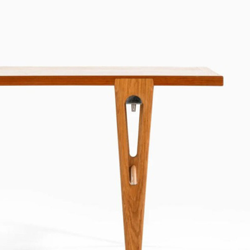 Table d'ordinateur de bureau rétro en bois massif, 28.35" H x 70.87" W x 29.53" D