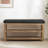 Hahnville Faux Leather Upholstered Storage Shoe Bench-1231340582-1221575072