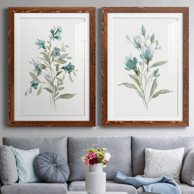 Linen Botanical III - ensemble de 2 reproductions d'art