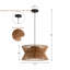 Lustre cylindrique de style campagne moderne à 3 lumières avec luminaire en bois massif Arba pour salle à manger Arba-1866206674