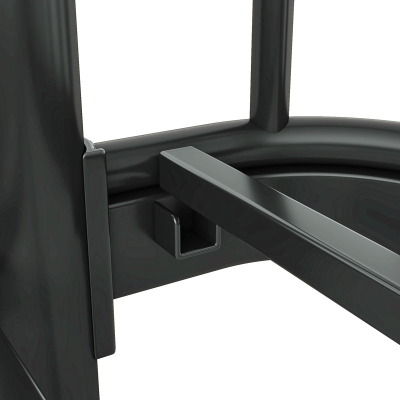 Lit superposé simple au-dessus de simple TG avec échelles et garde-corps, structure en métal à tuyaux ronds améliorée, élégant et polyvalent pour toutes les pièces, adolescents et adultes, noir