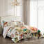 Bebejan Antique Flowers 100% Cotton Sateen 5 Piece Reversible Comforter Set-970493010