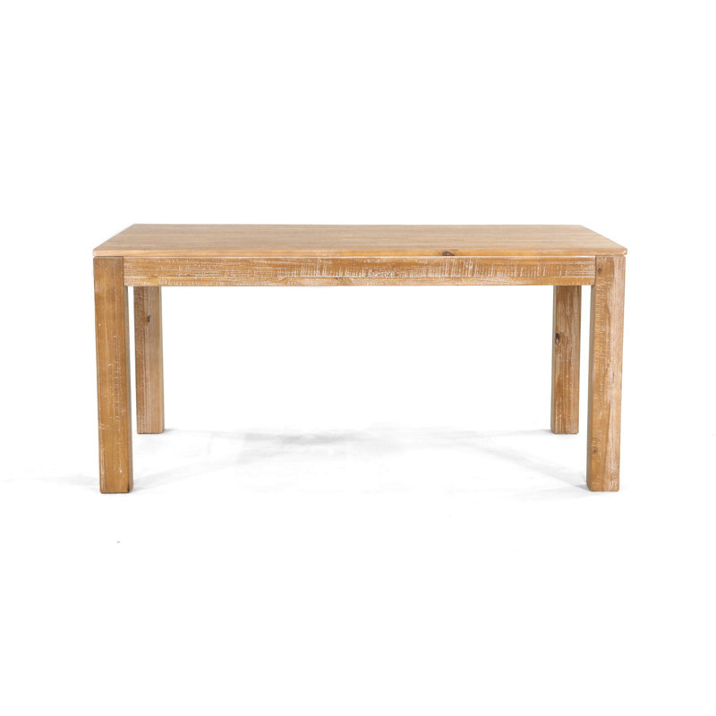 Table de salle à manger en bois de pin massif Montauk, Bois flottant