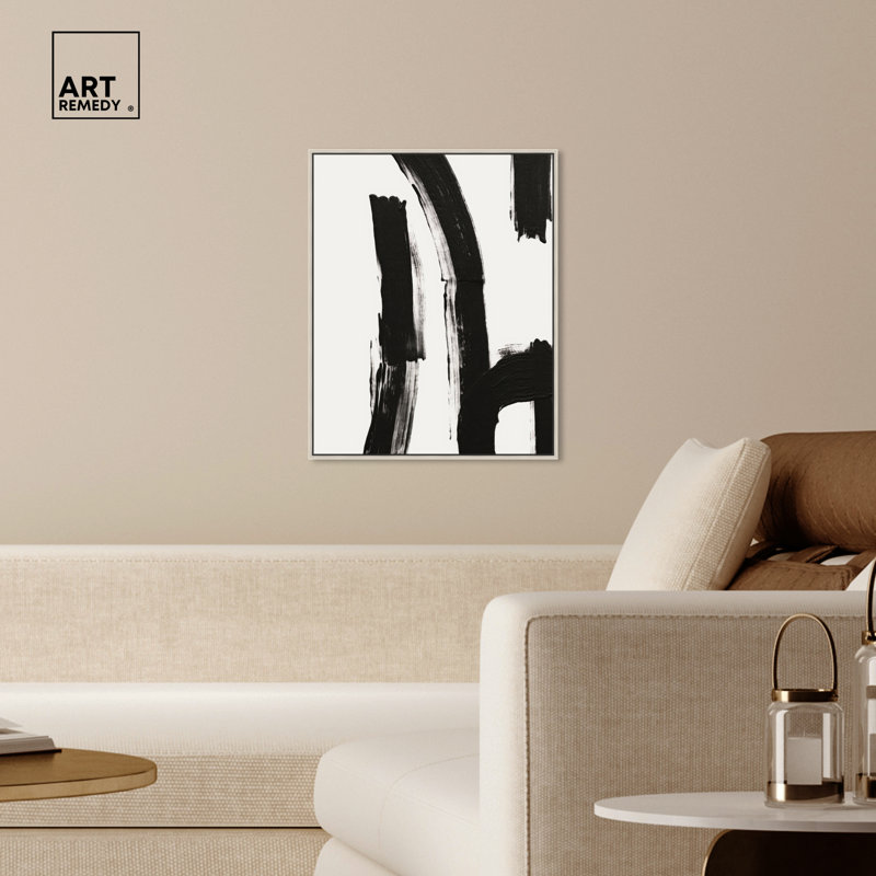 Art abstrait abstrait abstrait abstrait moderne, H 37 po x l 31 po, Cadre argenté