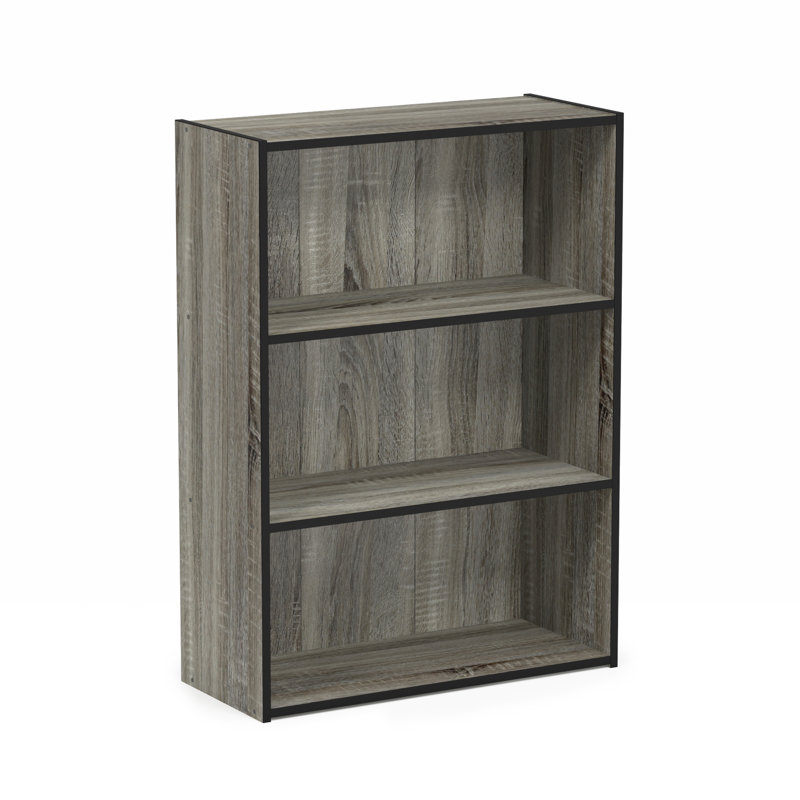 Cannice Bookcase, French Oak, (3 Shelves) 31.5" H x 12" W x 9.3" D