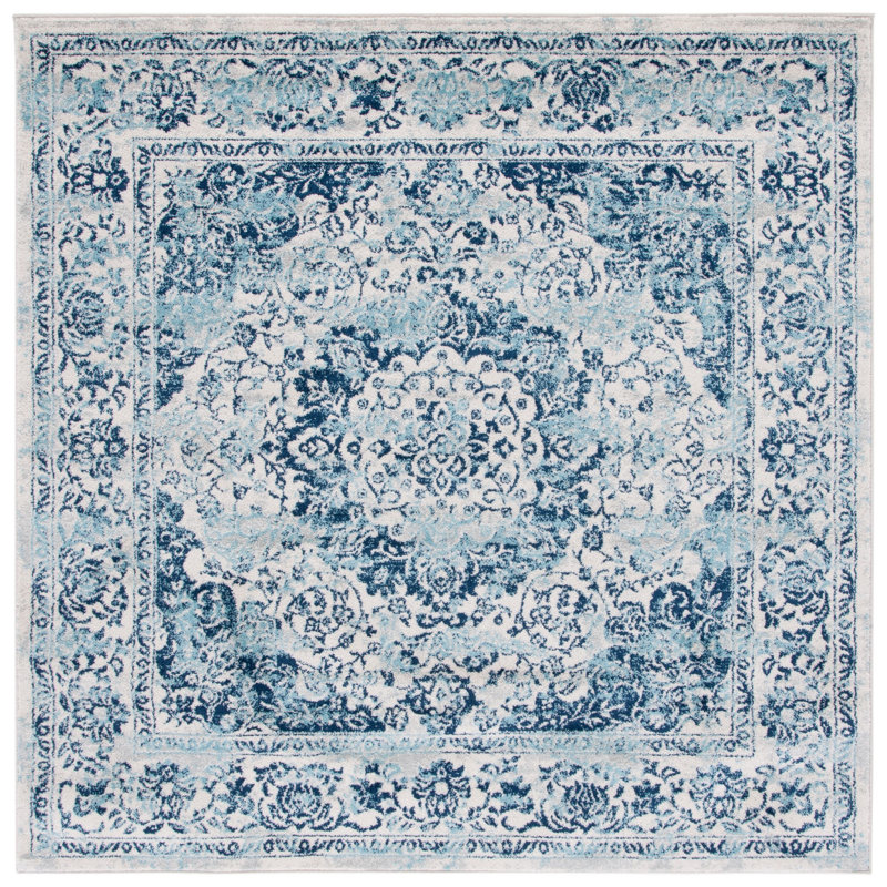 Florent Performance Oriental Rug, Square 6'7"