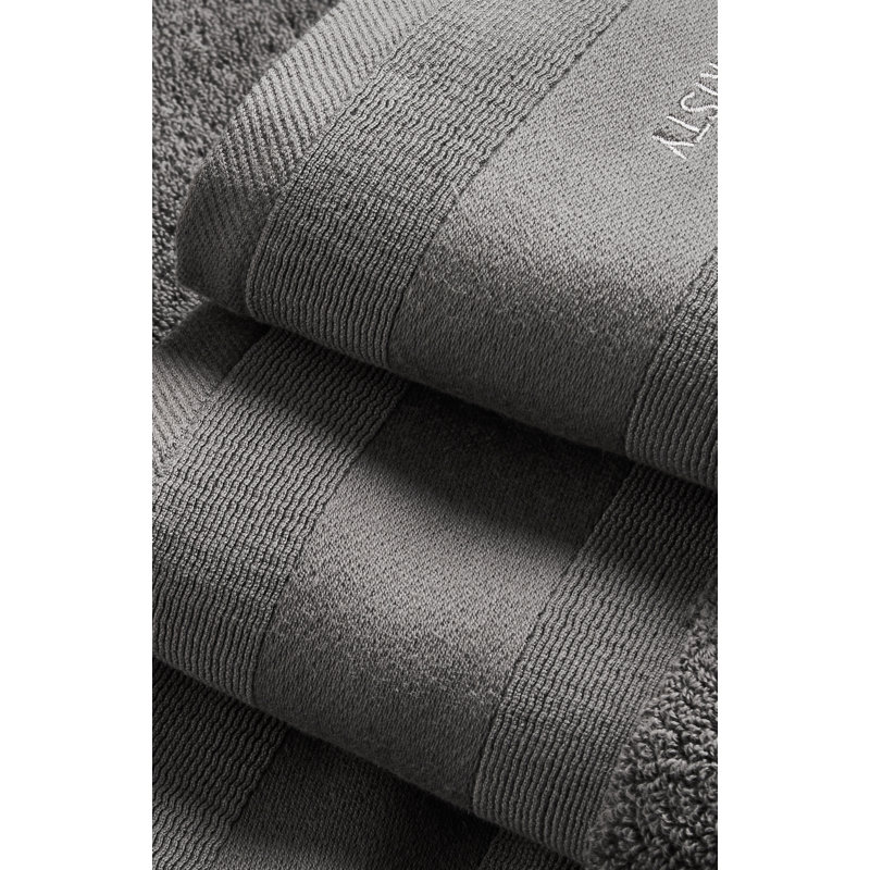 Signature Bath Towel, Charcoal