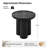 Pendle 19.75"W Modern Round End Table with Oak Veneer Finish and Sculptural 3-Leg Base Set of 2-1478294705