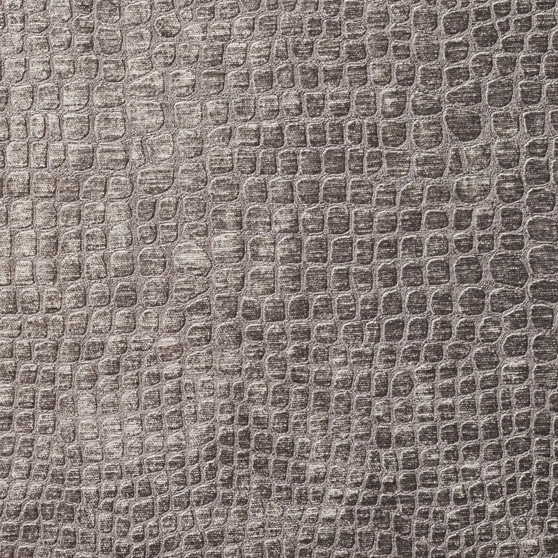 Tissu velours lime alligator, Gris