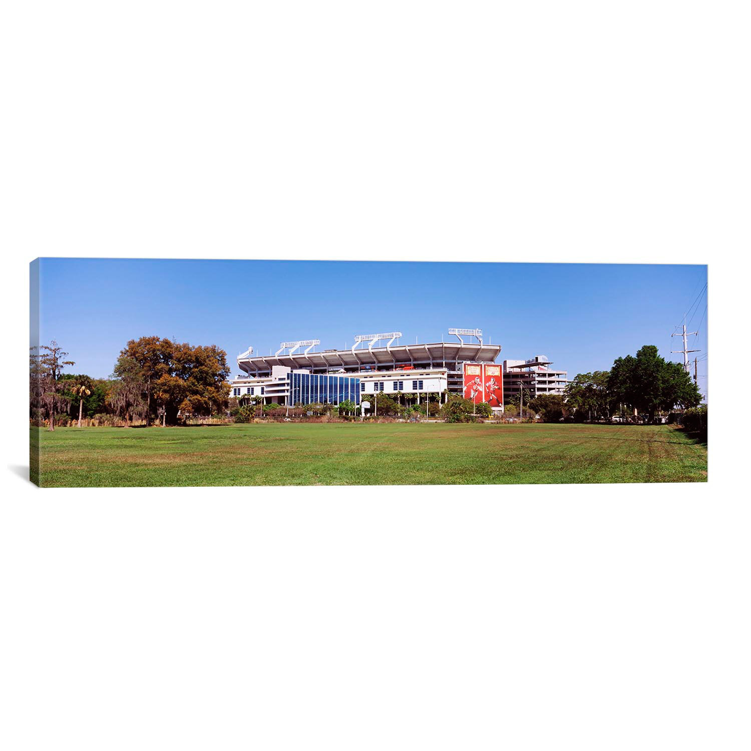 Tampa Bay Buccaneers Panoramic Print- Raymond James Stadium