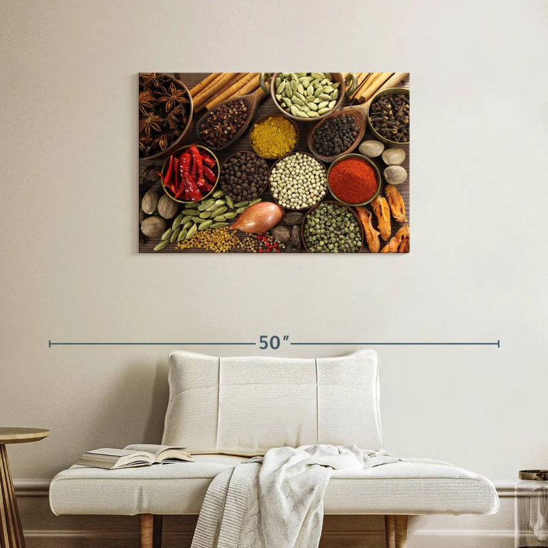 Yarlin Natural Spices, 24" H x 36" W