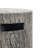 16X20 Inch Magnesium Oxide Tank Holder In Grey Tint, Round Shape, Lightweight And For Outdoor Lounging, No Assembly Entertaining,