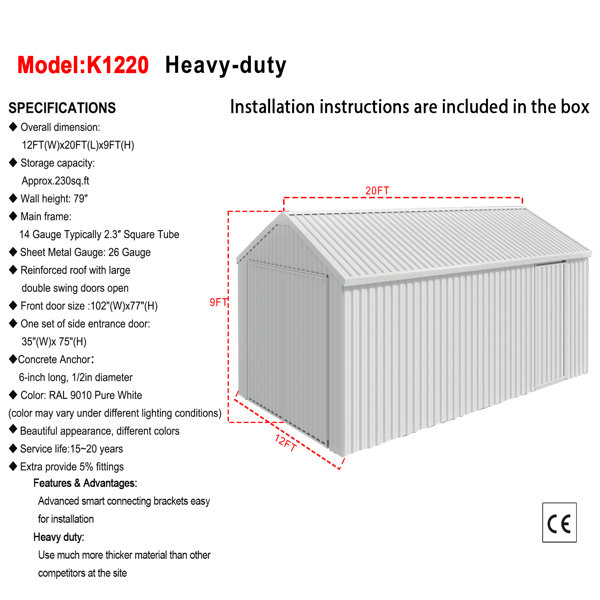 Dimensions du produit