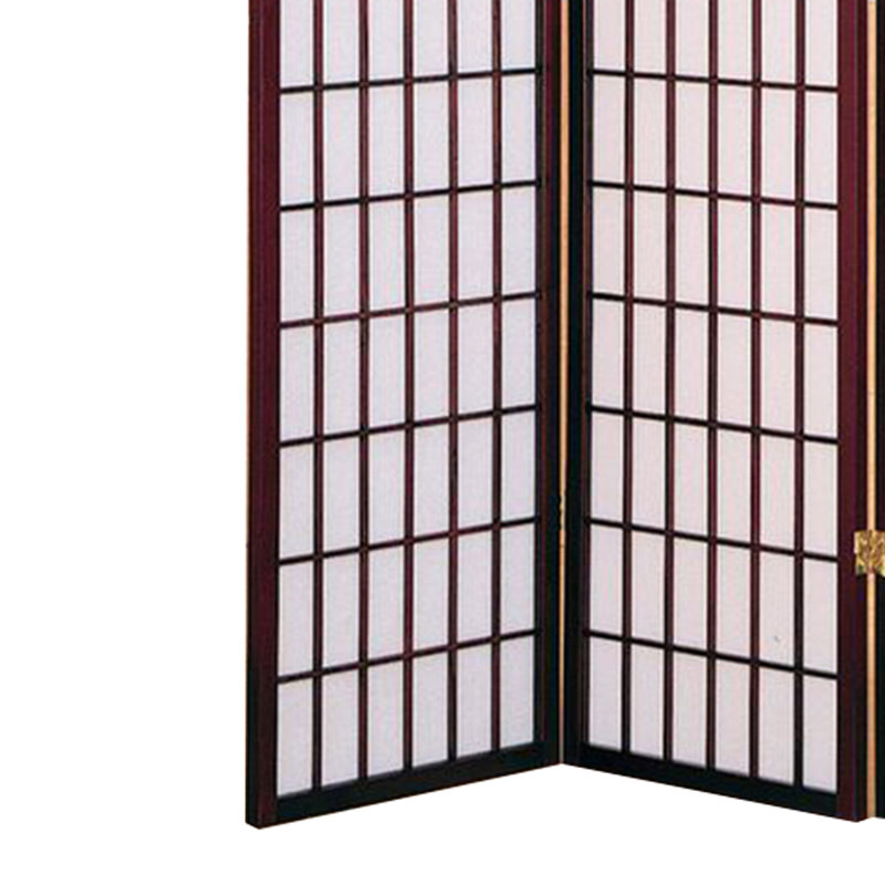 Paravent 4 panneaux Meilen Cherry