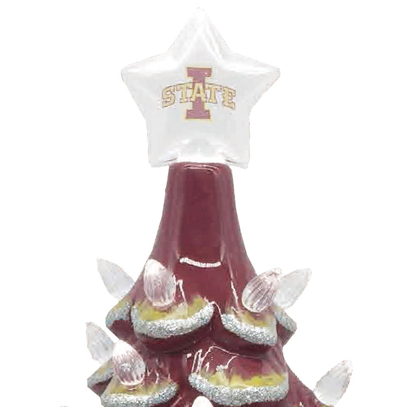 Arbre en céramique NCAA College Spirit, Cyclones de Iowa State