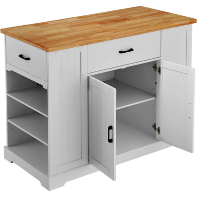 Chariot de service avec tiroir et tablettes Kitchen Island
