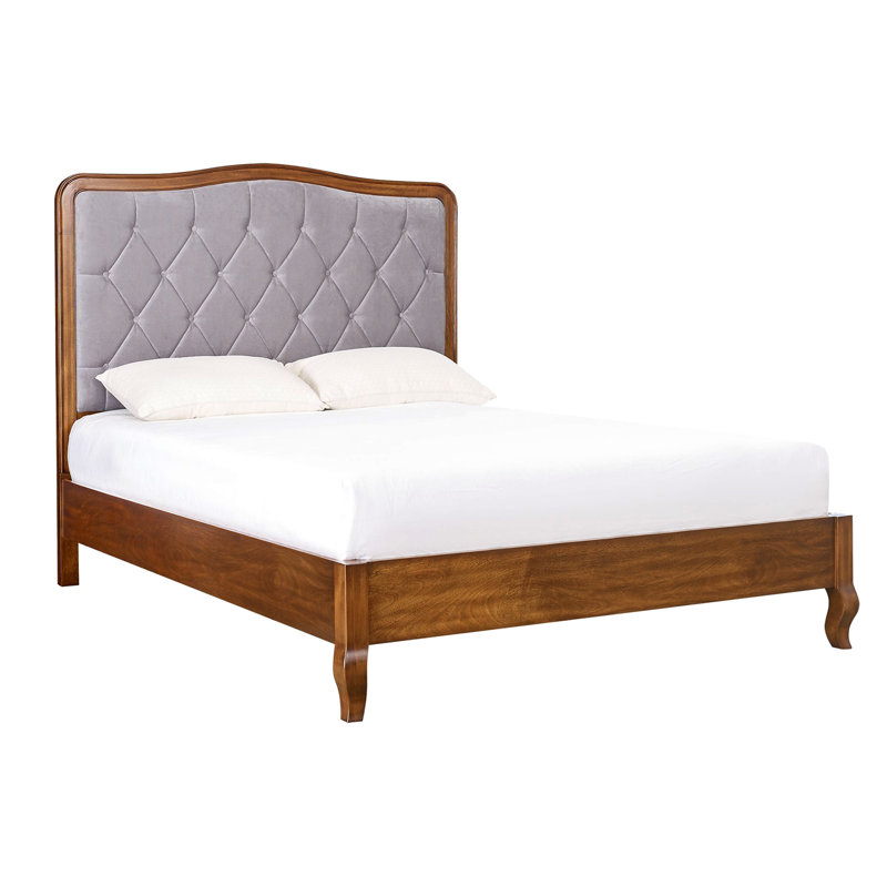 Highwood Upholstered Bed, Double (4'6)