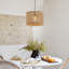 Luminaire suspendu tambour simple à 1 lumière Nesbit