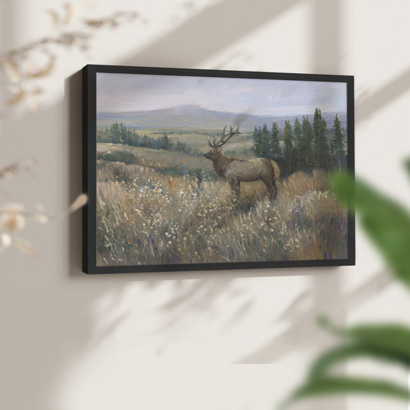 Western Wildlife II -Framed Print - Restickable, H 11 po x l 14 po, Noir, noir, noir, noir