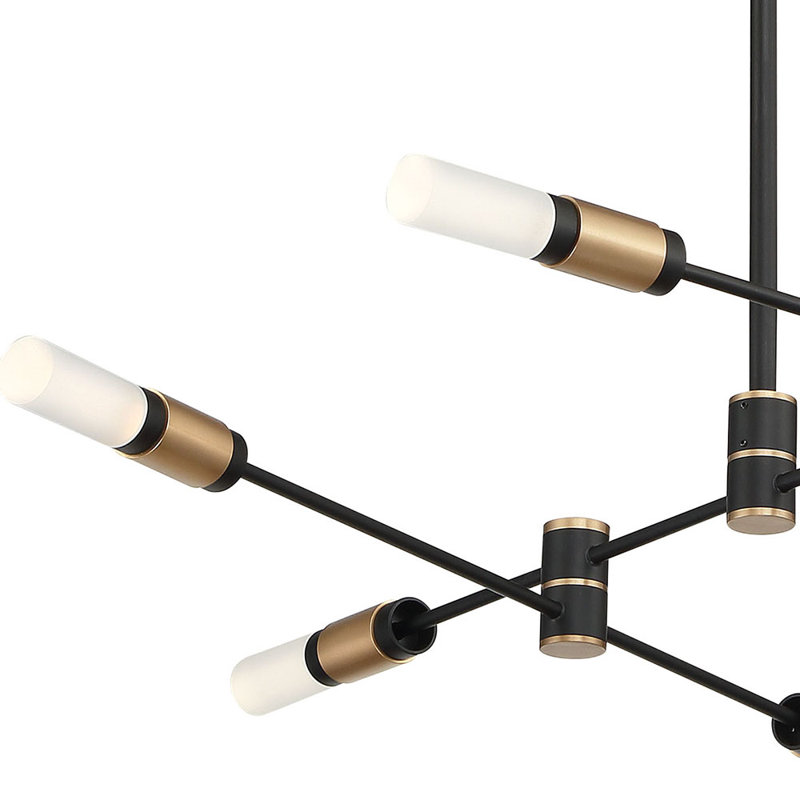  Luminaire suspendu à 1 lumière pour îlot de cuisine à DEL