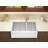Belleville 33'' L Farmhouse / Apron Double Bowl Stainless Steel Kitchen Sink