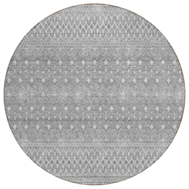  Bhavya Area Rug, Round 8'