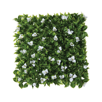 White Bougainvillier 20"X20" Foliage Panel 12Pcs