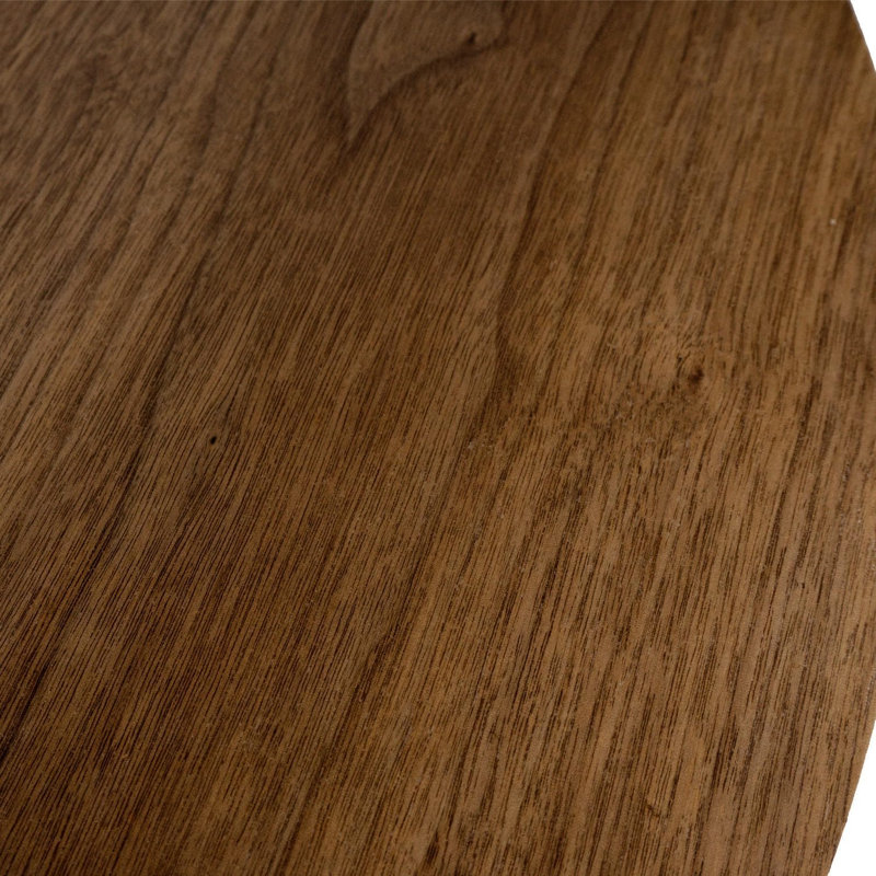 Solid Wood Top Coffee Table, 28 x 28 x 18, Noyer