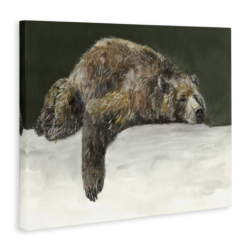 «Sleepy Woodland Bear» par Jacob Q, H 30 po x l 40 po