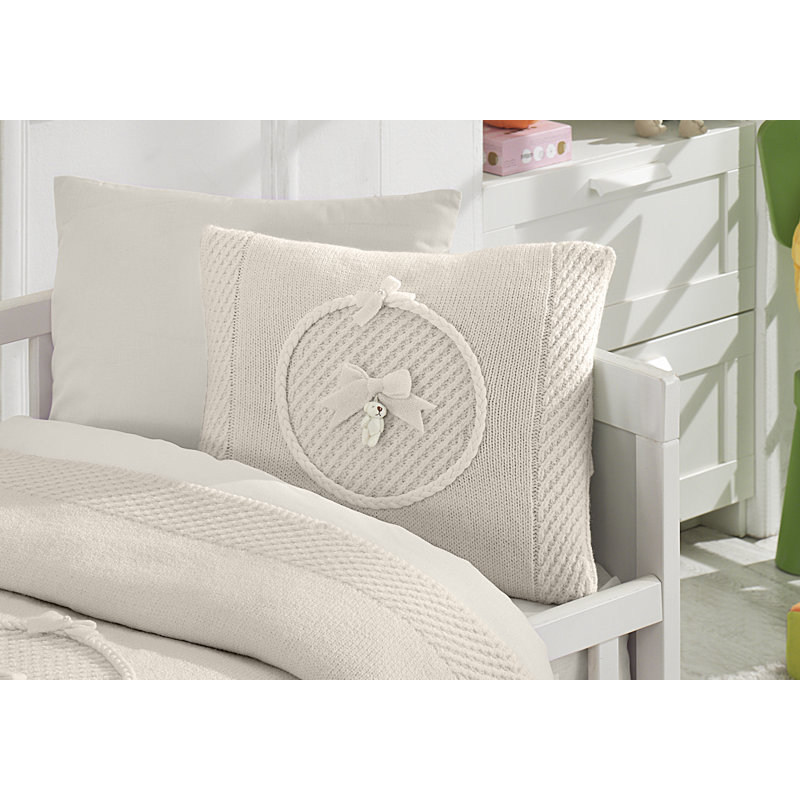 Ensemble de literie pour lit de bébé 6 pièces Dominic Bear, Beige
