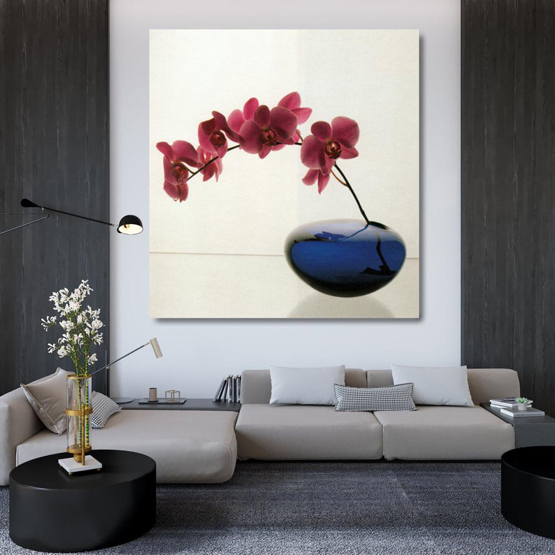 Orchidées, 1985, H 39 po x l 36 po