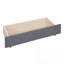 Lit plateforme tapissier double avec 2 tiroirs et 1 lit gigogne simple-380883333