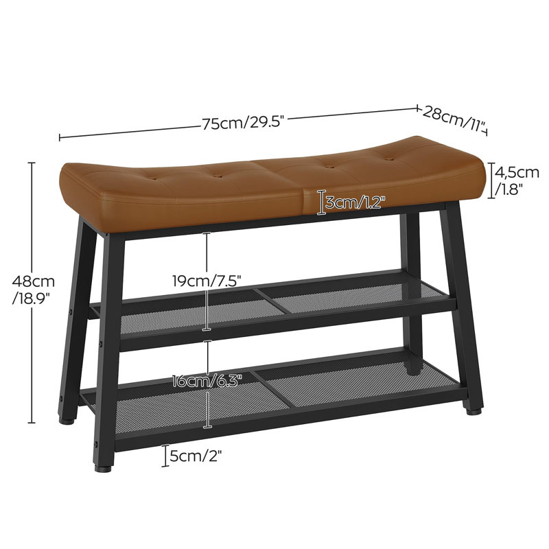 Shoe Bench, Brown