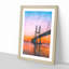 Vasco Da Gama Bridge in Portugal Abstract - Picture Frame Painting Print-56855134-56855137