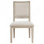 Ensemble de 2 chaises d'appoint blanches